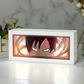 Gaara Anime Paper Carved Light Box with Led Light