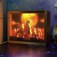 Demon Slayer Anime Paper Carved Light Box with Led Light