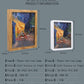 Van Gogh Cafe Paper Cut Carved Light Box with Led Light