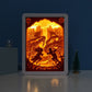 Famous Popular Anime Paper Cut Carved Light Box with Led Light