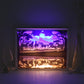 The horse Elephant Mount Fuji Paper Cut Carved Light Box with Led Light