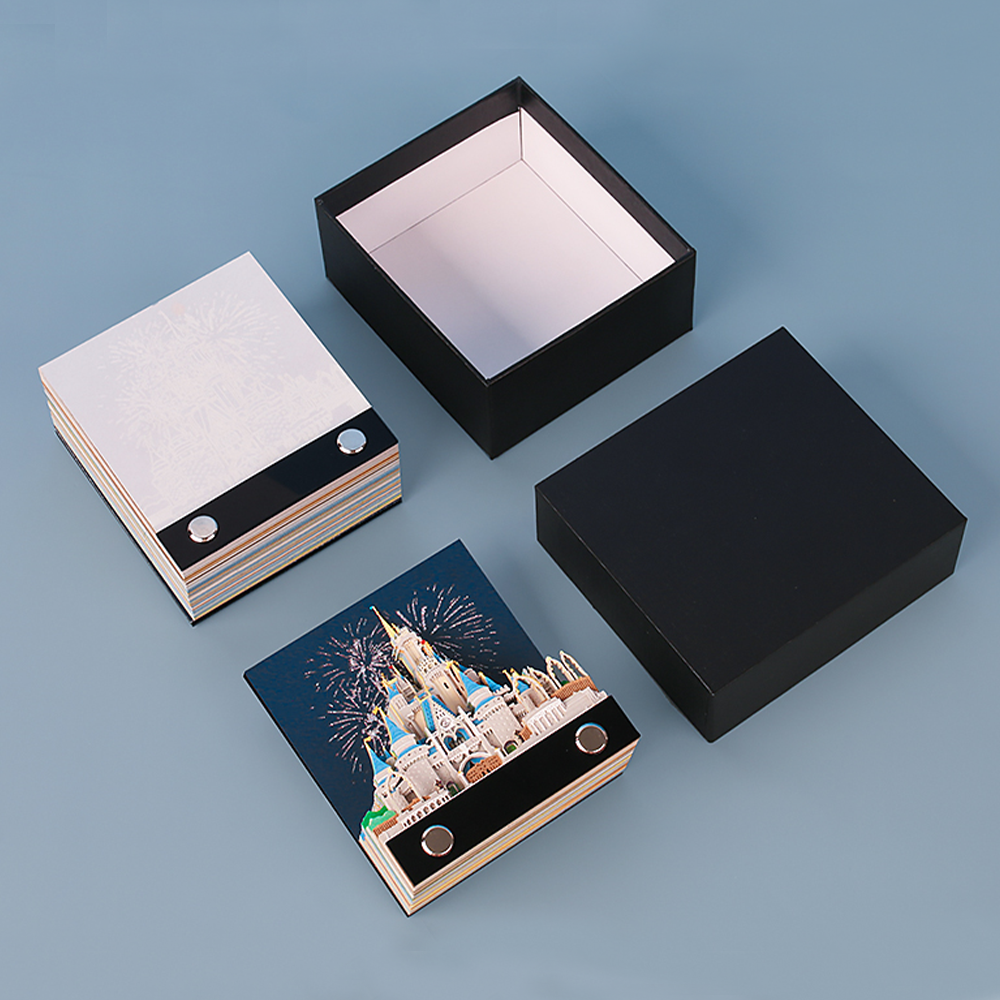 Disney Cinderella Castle 3D Art Memo Pad