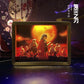 Demon Slayer Anime Paper Carved Light Box with Led Light