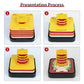 Yellow Crane Tower Miniature Model 3D Calendar Memo Pad With Acrylic Case