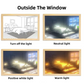 Light Painting Room Decor Art
