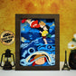Miyazaki Hayao Movie Character Anime Paper Cut Carved Light Box with Led Light